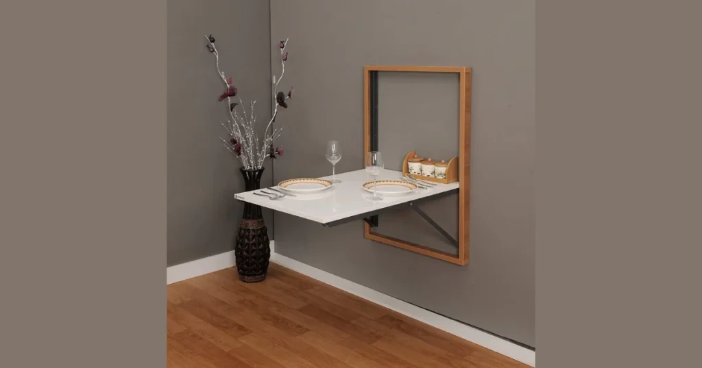Wall-Mounted Foldable Dining Table