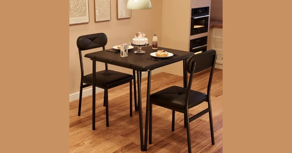 Square Dining Table for Compact Apartment Corners