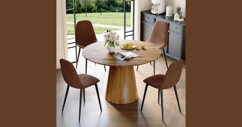 Round Kitchen Dining Table for Small Spaces