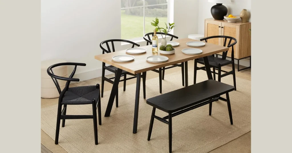 Compact Rectangular Dining Table for Small Spaces