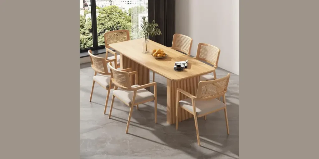 Solid Wood Rectangular Table