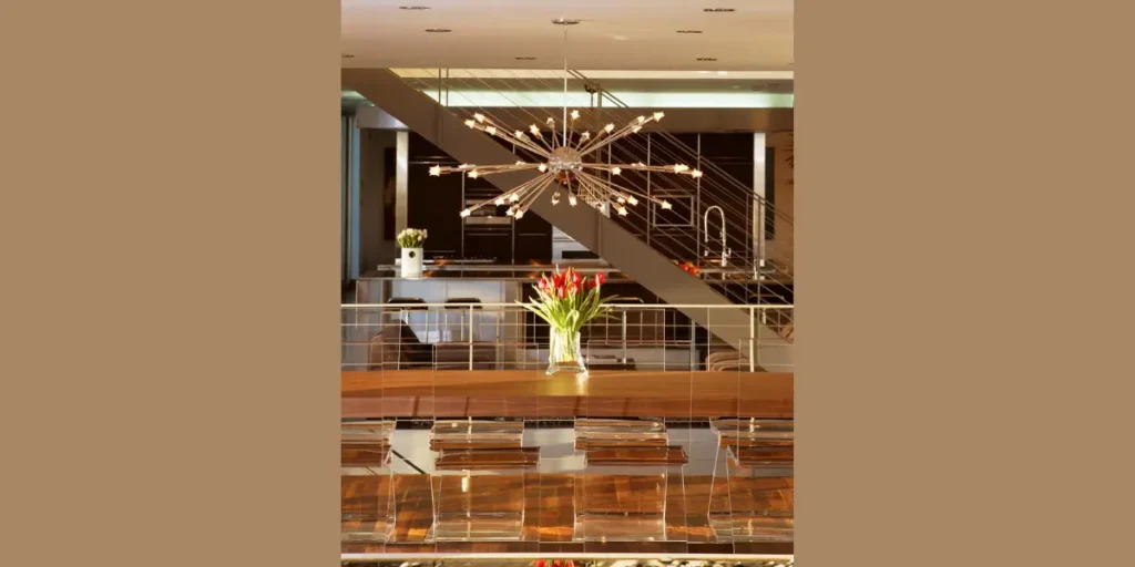 Sputnik Style Chandelier