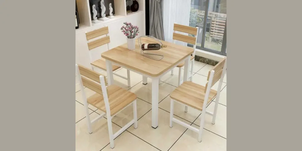 Square Compact Minimal Table
