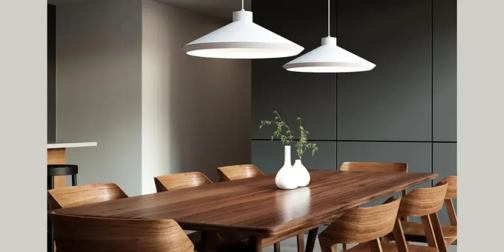 Statement Pendant Light Over the Dining Table