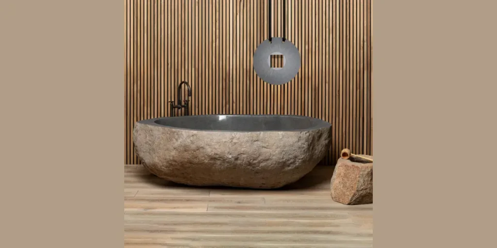 Stone Bathtub for Natural Luxury