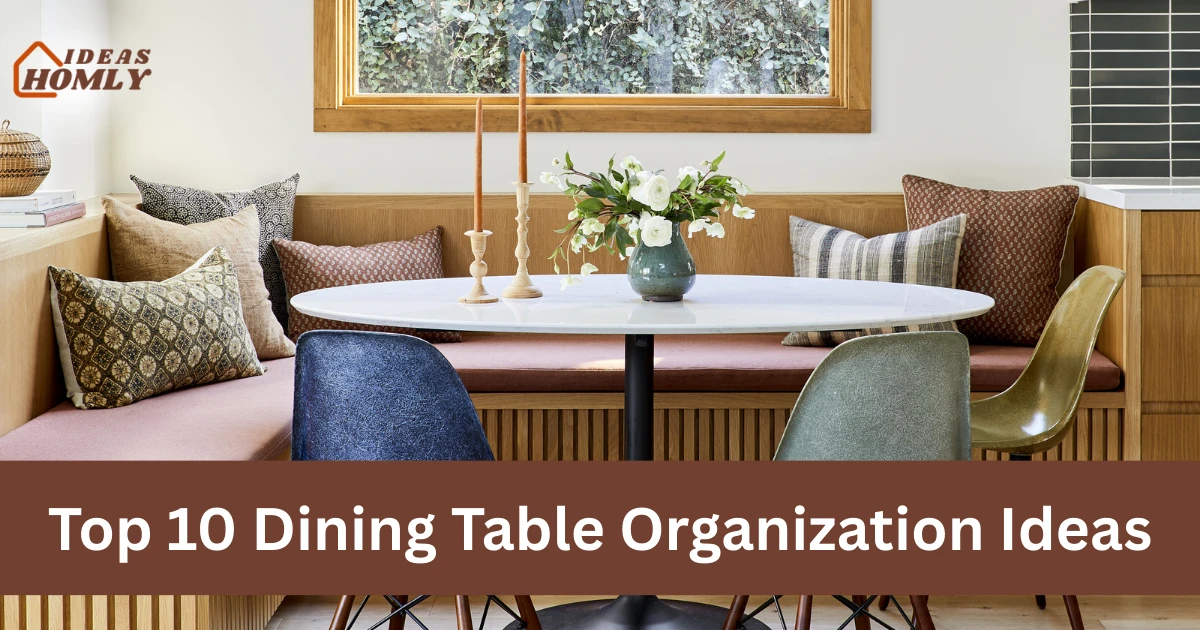 Dining Table Organization Ideas