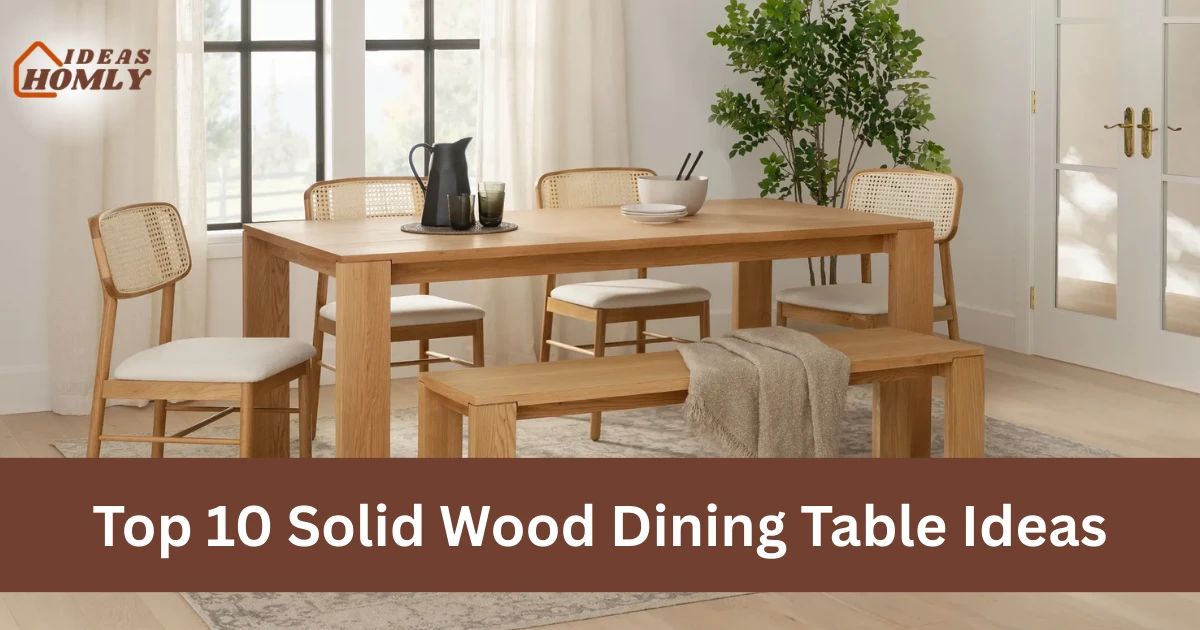 Top 10 Solid Wood Dining Table Ideas for a Warm and Stylish Home
