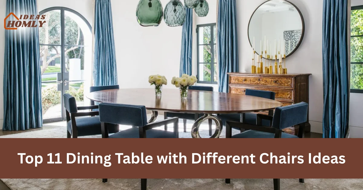 Dining Table with Different Chairs Ideas