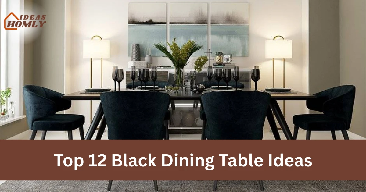 Black Dining Table Ideas