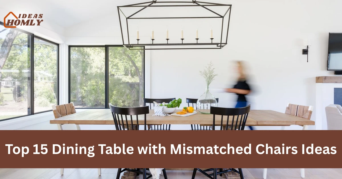 Dining Table with Mismatched Chairs Ideas