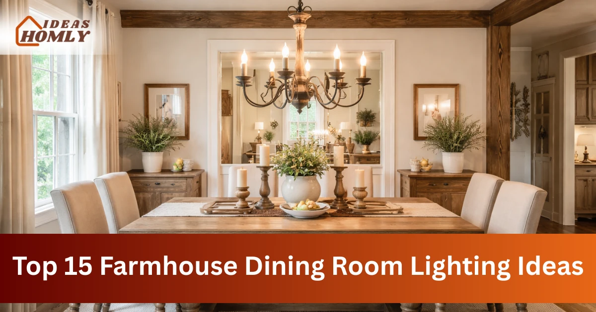 Top 15 Farmhouse Dining Room Lighting Ideas