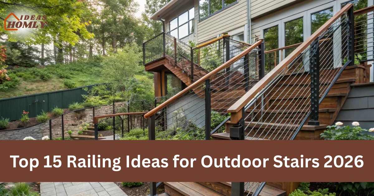 Top 15 Railing Ideas for Outdoor Stairs 2026 Complete Guide