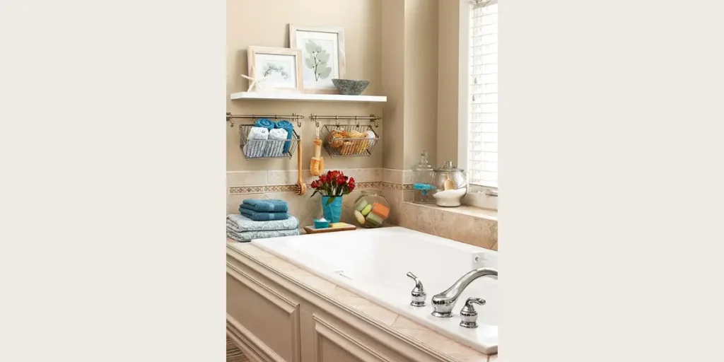 Bathtub with Integrated Storage