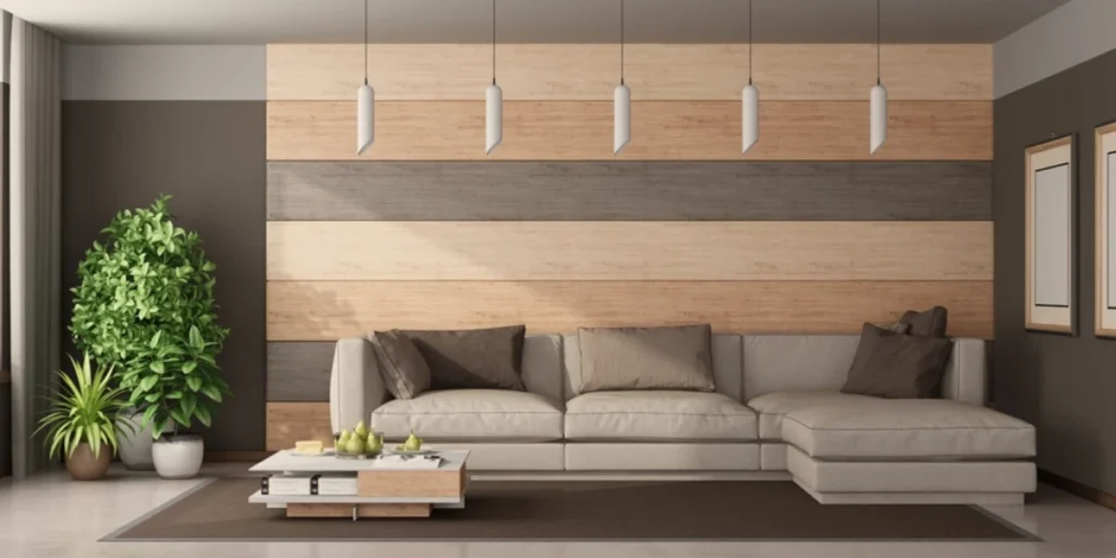 Two Tone Paneled Walls for Visual Interest