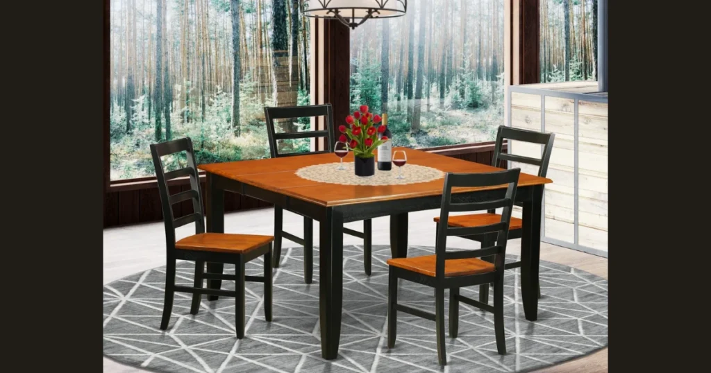 55 Inch Square Dining Table for Balanced Dining Rooms