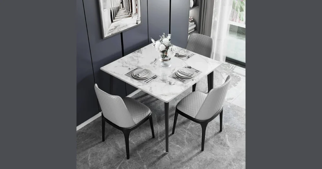 Square 32 Inch Dining Table for Balanced Layout