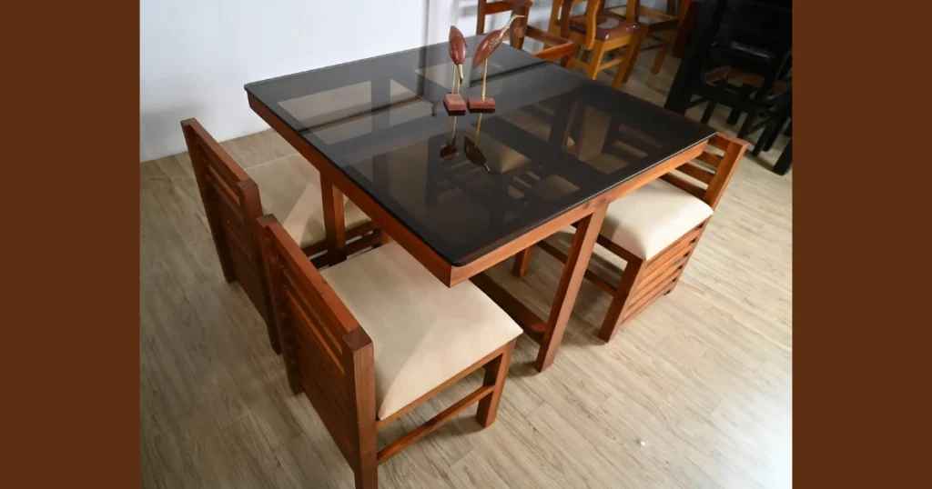 50 Inch Glass Top Dining Table for a Light and Airy Look