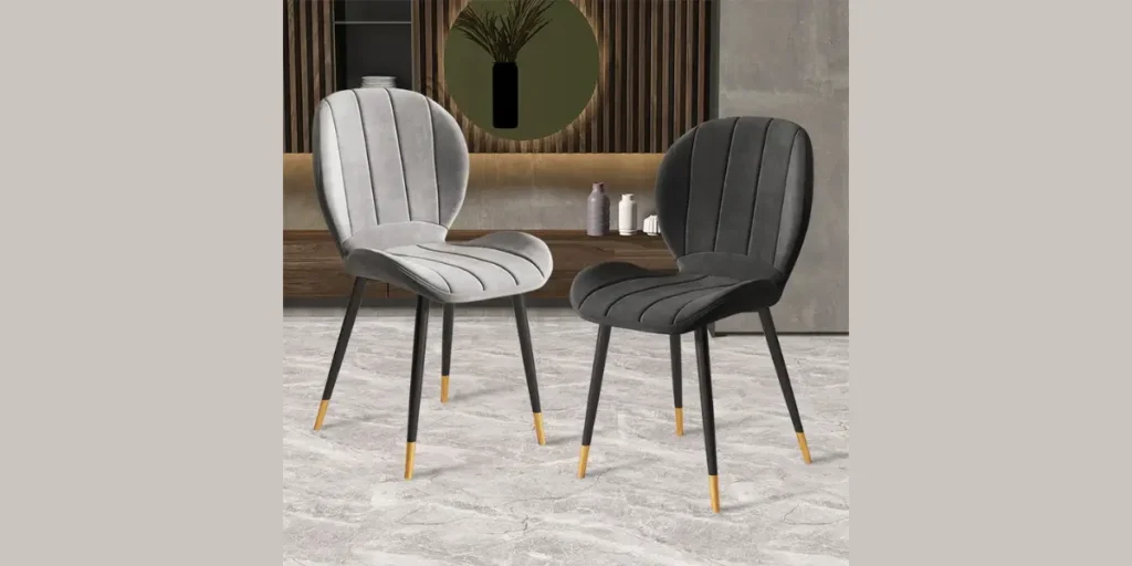 Velvet Accent Dining Chairs