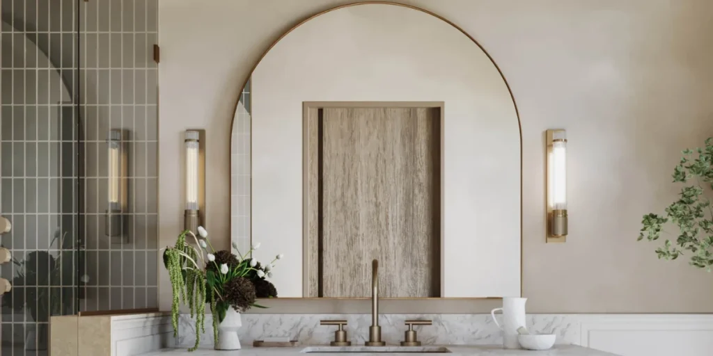 Vertical Tube Bathroom Sconce for Vanity Mirrors