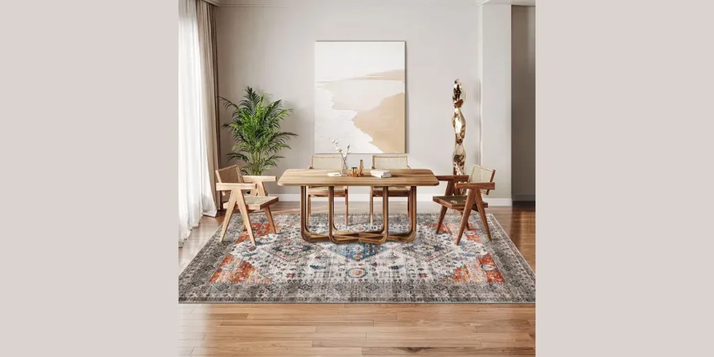 Vintage Distressed Rug