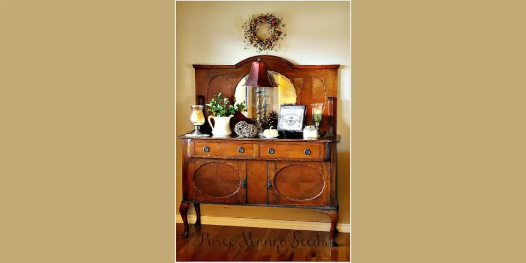 Vintage Style Buffet Table