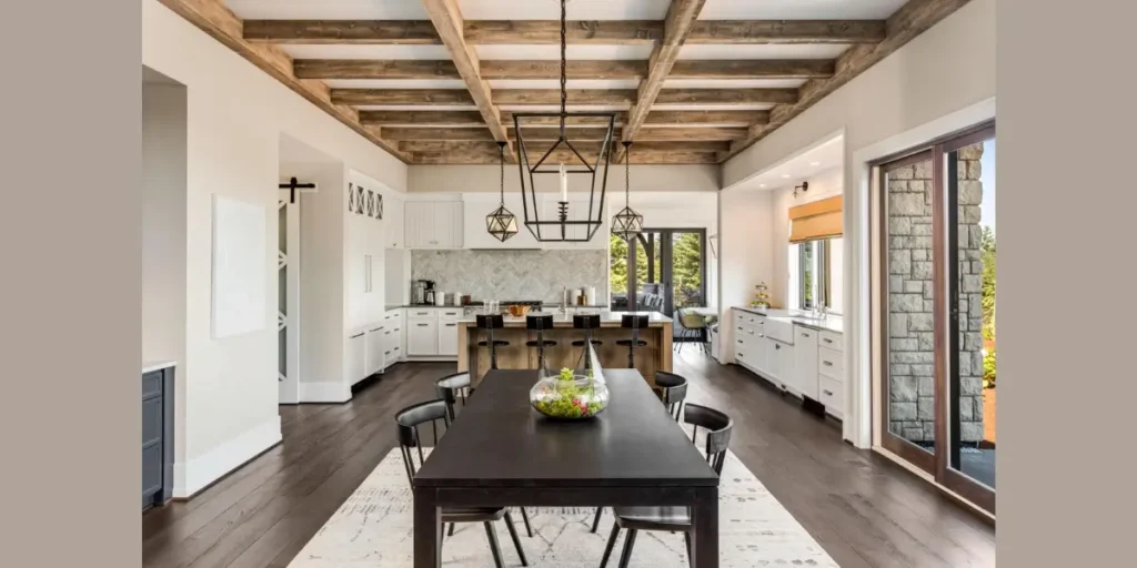 Exposed Wood Beam Ceiling