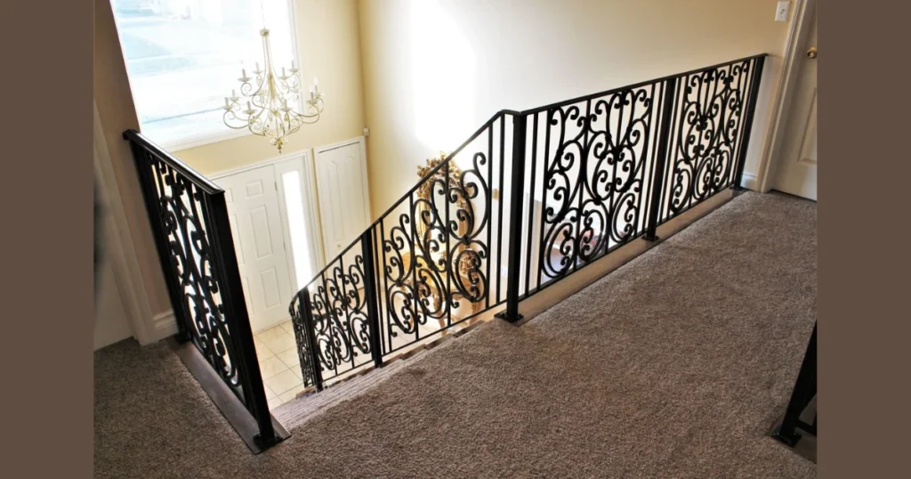 Wrought Iron Railing for Decorative Interior Appeal