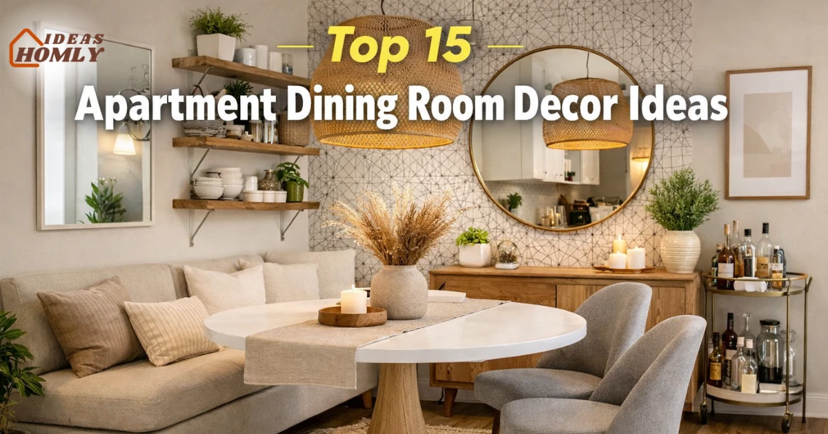 apartment dining room decor ideas