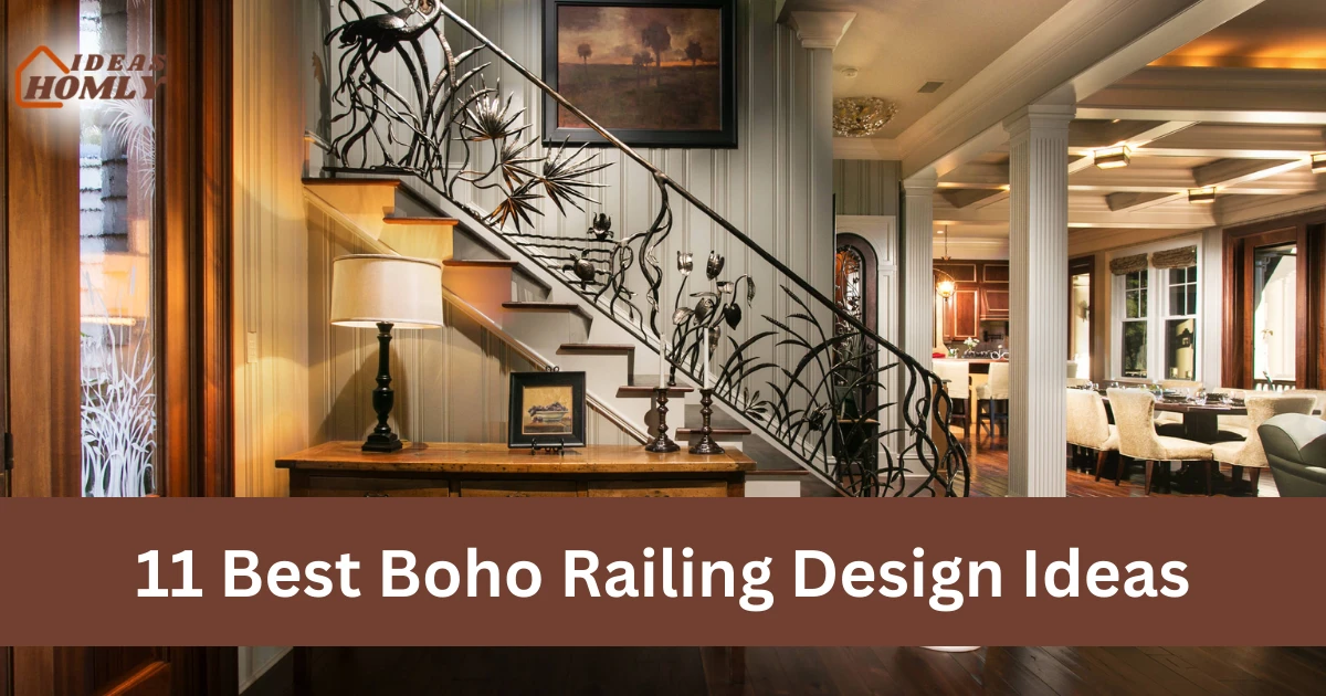 boho railing design ideas