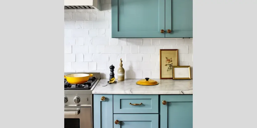 Add Decorative Backsplash Around Cabinets