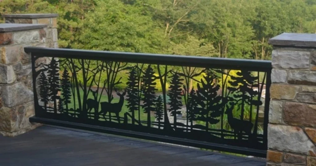 Add Decorative Railing Panels for Style