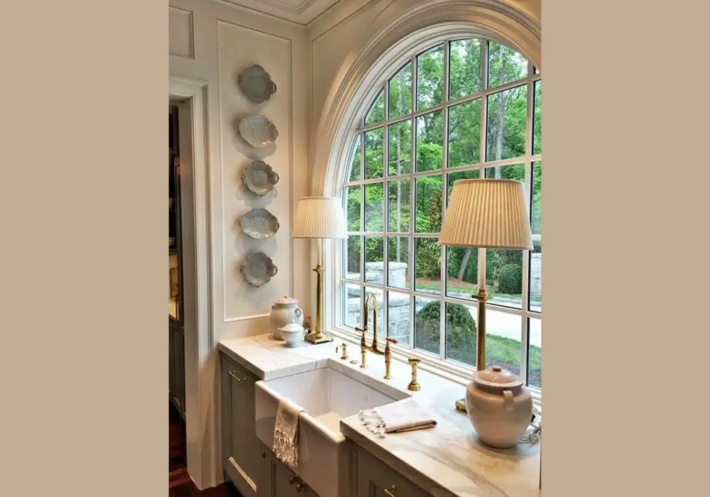 Arched Kitchen Window