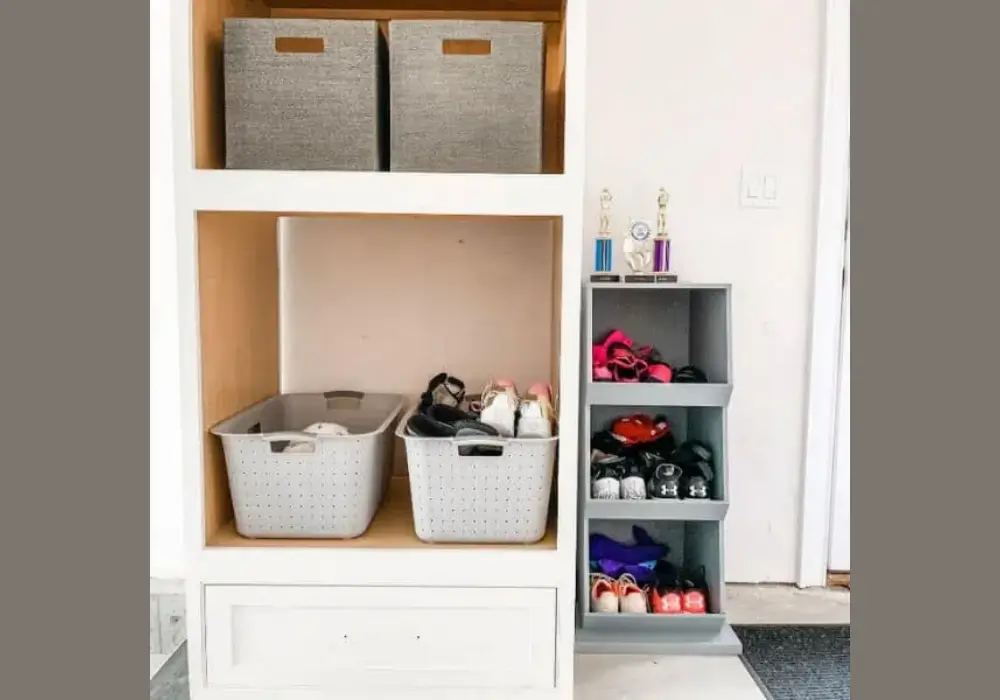 Basket-Based Shoe Storage System