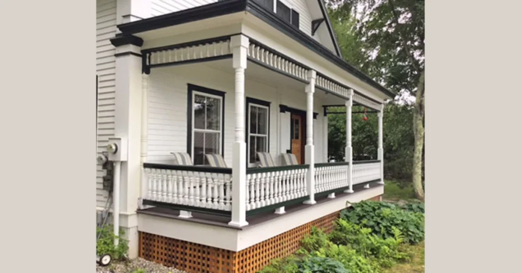 Farmhouse Style Porch Railing