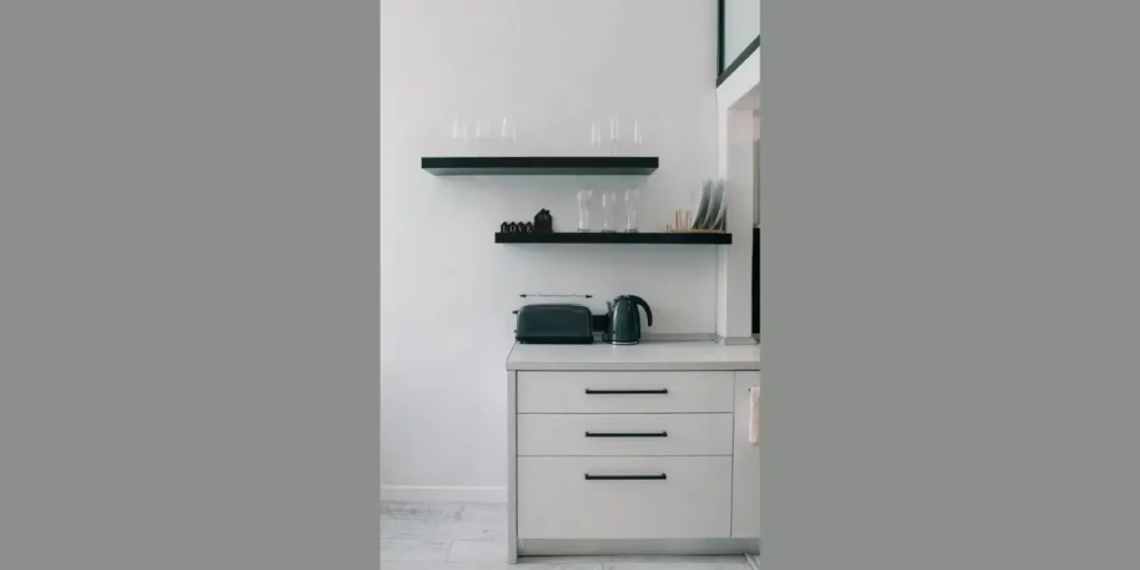 Black and White Shelf Styling