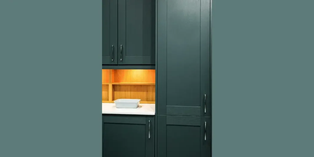 Bold Color Cabinet Design