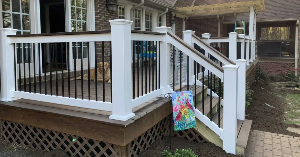 PVC Pipe Budget Railing