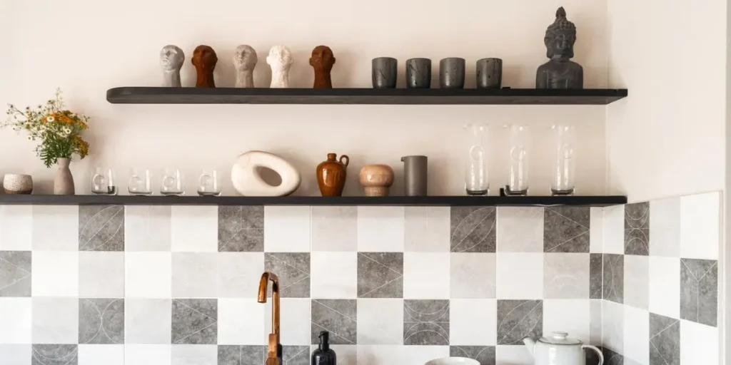 Built-In Kitchen Shelves