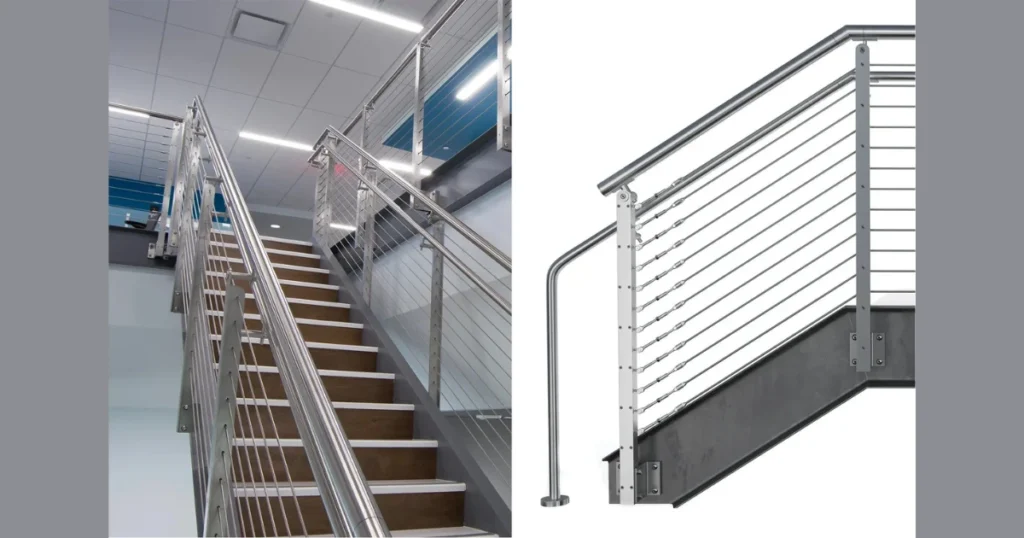 Cable Railing for a Minimalist and Open Feel