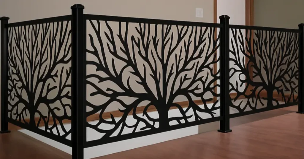 Mixed Material Railing for a Customized Stylish Look