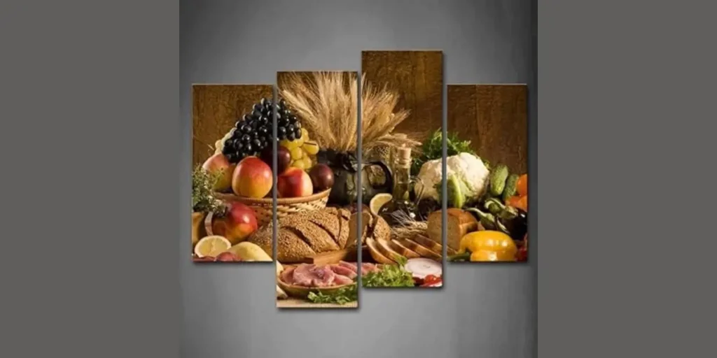 Large Canvas Kitchen Painting