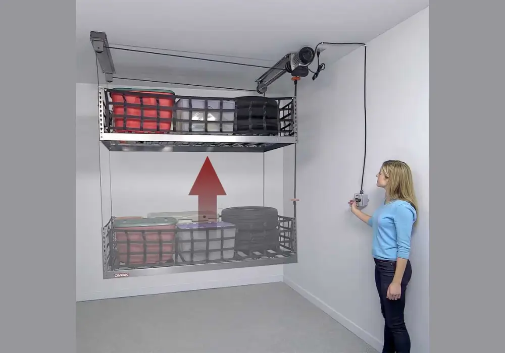 Ceiling Pulley Storage System