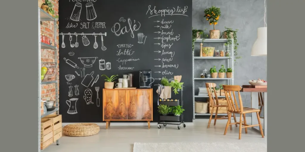 Chalkboard Kitchen Wall