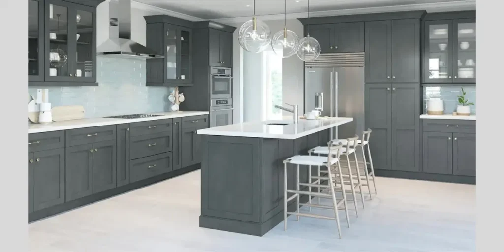 Charcoal Gray Kitchen Cabinets