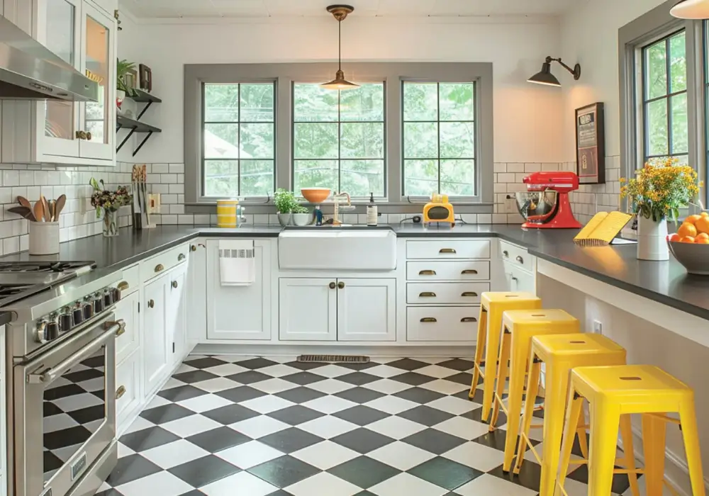 Checkerboard Flooring