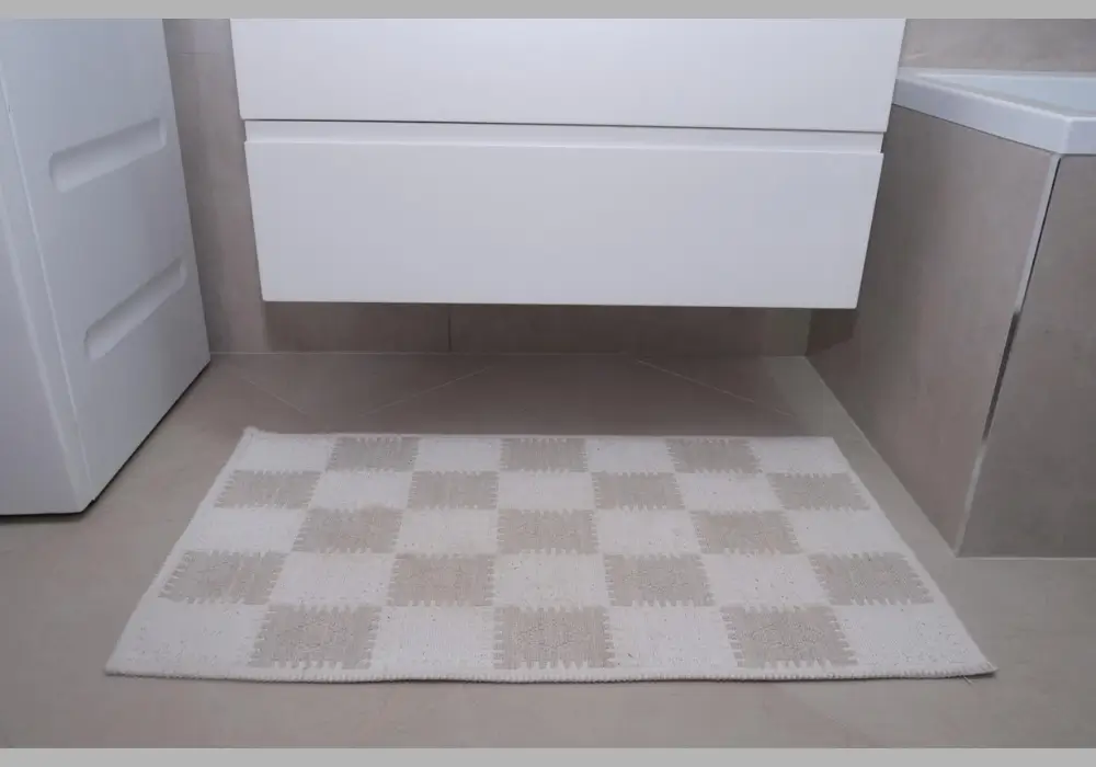 Checkered Kitchen Rug