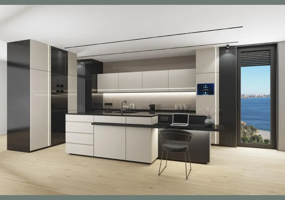 Classic L-Shaped Kitchen Layout