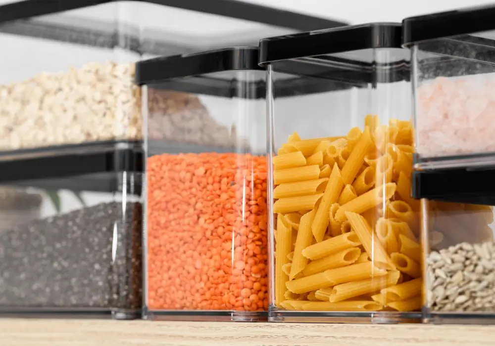 Clear Container Pantry System