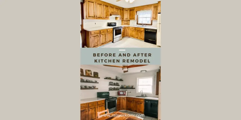 Closed Cabinets to Open Shelving