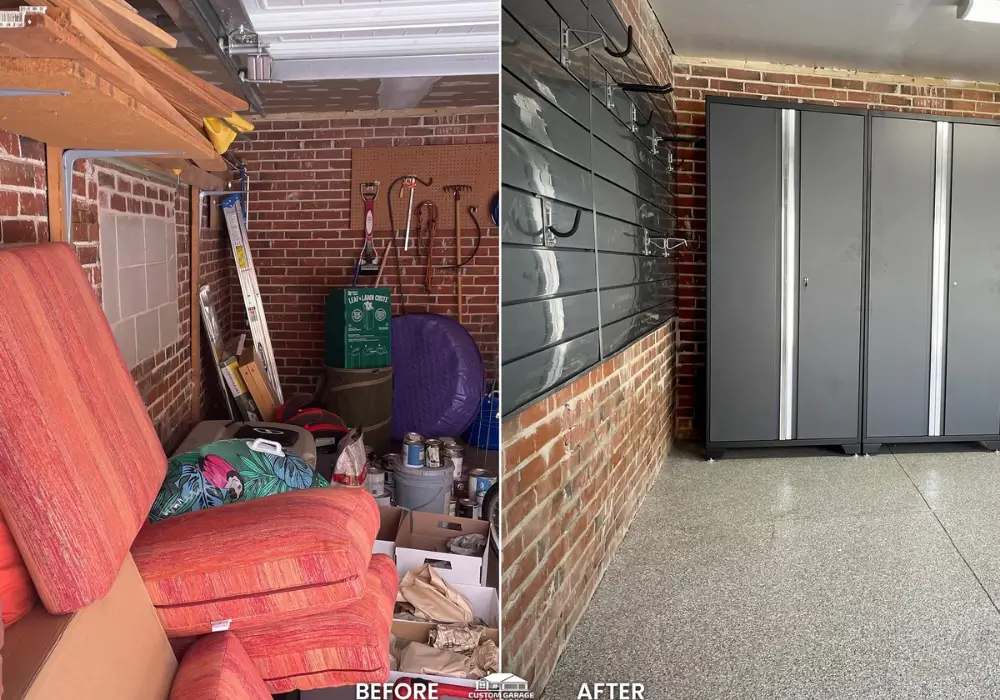 Cluttered Floor to Clear Zoned Layout